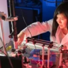 Judith Su working in the Little Sensor Lab